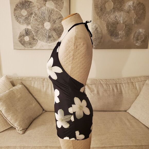 Ralph Lauren Villa Floral High Neck Halterkini Top - Picture 7 of 16